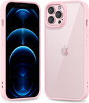 iPhone 16 Pro Transparent Hybrid Hard Shell Plastic & Soft Silicone Rubber Bumper