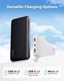 Pack 10000Mah Dual USB Portable Charger