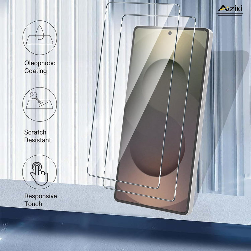 (2 Pack Designed for Samsung Galaxy S26 Ultra 5G Screen Protector Tempered Glass, Ultra Resistant, 9H Hardness Shatterproof, Bubble Free for Galaxy S26 Ultra Screen Protector, Case Friendly