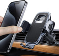 2025 Upgraded Phone Holders for Your Car with New Metal Hook Clip, Handy Air Vent Cell Phone Car Mount [One Hand Operation], Universal Automobile Cradle for Iphone Android and All Smartphones