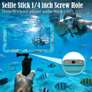 2026 Upgrade Universal Waterproof Phone Case for Snorkeling and Diving [50Ft/15M] Underwater Phone Case for Iphone 17/16/15/14 Pro Max and Galaxy S25/S24/S23 Universal Underwater Photo & Video Blue