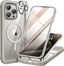 iPhone 16 Pro Case Full - Body Phone Built - in Glass Screen Protector Military