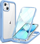 iPhone 16 Pro Case Full - Body Phone Built - in Glass Screen Protector Military