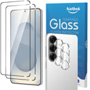 2+2 Pack for OnePlus 15 Screen Protector with Camera Lens Protector, Full Coverage 9H Tempered Glass Film,HD Clear Scratch Resistant,Bubble - Free for One Plus 15 Screen Protector