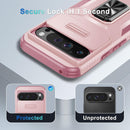 Google Pixel 8 Pro Case 2 Tempered Glass Screen Shockproof Protective Phone Cover Orange