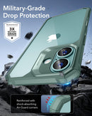 iPhone 16 Case Stand, 23FT Military Grade Drop Protection Heavy Duty Magnetic Phone Case Black