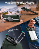 iPhone 16 Case Stand, 23FT Military Grade Drop Protection Heavy Duty Magnetic Phone Case Black