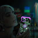 iPhone 16 Pro Case Glow Dark Three Layer Heavy Duty Shockproof Protection Hard Plastic Bumper+Soft Silicone Case