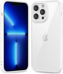 iPhone 16 Pro Transparent Hybrid Hard Shell Plastic & Soft Silicone Rubber Bumper