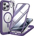 iPhone 16 Pro Case Full - Body Phone Built - in Glass Screen Protector Military