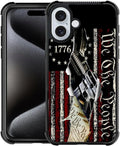 iPhone 16 Pro Max Classic American Flag 1776 We The People Pattern Design Case