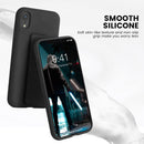 Case for iPhone 16 with Vertical Kickstand + Flexible Soft Liquid Silicone Protective Cover