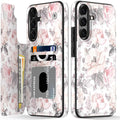 Samsung Galaxy S25 Ultra Card Slots Kickstand Protective Phone Case