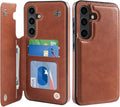 Galaxy S25 Card Slots Kickstand Protective Phone Case