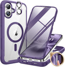 iPhone 16 Pro Case Full - Body Phone Built - in Glass Screen Protector Military