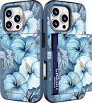 iPhone 16 Pro Case Cute Card Holder Slim Cases Paws Dog Craws