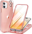 iPhone 16 Pro Case Full - Body Phone Built - in Glass Screen Protector Military
