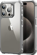 iPhone 16 Case Stand, 23FT Military Grade Drop Protection Heavy Duty Magnetic Phone Case Black