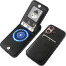 iPhone 16 Case Wallet Credit Card Holder Heavy Duty Protective Cover 16 6.1 Inch Mint Green