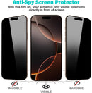 [3+3Pack] Privacy Screen Protector for Iphone 16 Pro Max with Camera Lens Protector Full Coverage Anti - Spy