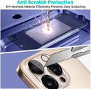 [3+3Pack] Privacy Screen Protector for Iphone 16 Pro Max with Camera Lens Protector Full Coverage Anti - Spy