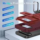 Google Pixel 8 Pro Case 2 Tempered Glass Screen Shockproof Protective Phone Cover Orange