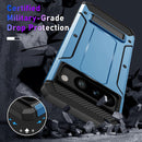 Pixel 8 Pro Screen Protector (6.7 - Inch) Dual Layer Heavy Duty Shockproof Protective Case - Army Green