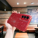 Samsung Galaxy S25 Ultra Bling Glitter Case – Thin Slim Shockproof Soft TPU Protective Cover with Sparkly Design for Girls