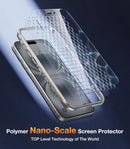 iPhone 16 Case, Full Body Rugged Case Touch Sensitive Anti - Scratch Screen Protector Pink