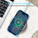 iPhone 16 Pro Case Glow Dark Three Layer Heavy Duty Shockproof Protection Hard Plastic Bumper+Soft Silicone Case