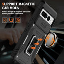 Google Pixel 9 Case Pro Case Protector Belt Clip Holster Body Cover with Kickstand Black