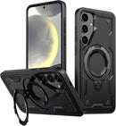 Heavy - Duty Galaxy S25 Ultra Case with 360° Rotatable Ring Kickstand