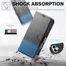 iPhone 16 Leather Magnetic Closure Protective Flip Cover Compatible Black