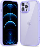 iPhone 16 Pro Transparent Hybrid Hard Shell Plastic & Soft Silicone Rubber Bumper