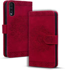 Google Pixel 9 Pro Durable PU Leather Wallet Case Protective Cover - Mandala Brown