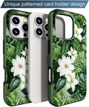 iPhone 16 Pro Case Cute Card Holder Slim Cases Paws Dog Craws