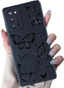 Samsung Galaxy S25 Plus Flower Butterfly Soft Silicone Phone Case