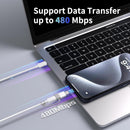 4 Pack Lightning to USB C Adapter for Iphone 15/16 Pro/16 Pro Max/Plus