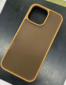 iPhone 16 Pro Case Matte Military Grade Drop Protection Frosted Translucent Black