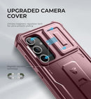 Galaxy S24 FE protective case with built-in screen protector front frame