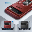 Google Pixel 8 Pro Case 2 Tempered Glass Screen Shockproof Protective Phone Cover Orange