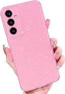 Samsung Galaxy S25 Ultra Bling Glitter Case – Thin Slim Shockproof Soft TPU Protective Cover with Sparkly Design for Girls