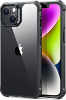 iPhone 16 Case Stand, 23FT Military Grade Drop Protection Heavy Duty Magnetic Phone Case Black