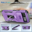 Google Pixel 8 Pro Case 2 Tempered Glass Screen Shockproof Protective Phone Cover Orange