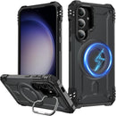 Samsung Galaxy S25 Plus Wireless Charging Kickstand Protective Phone Case