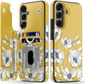 Galaxy S25 Card Slots Kickstand Protective Phone Case