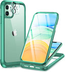 iPhone 16 Pro Case Full - Body Phone Built - in Glass Screen Protector Military
