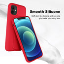 Case for iPhone 16 with Vertical Kickstand + Flexible Soft Liquid Silicone Protective Cover
