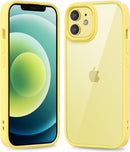 iPhone 16 Pro Transparent Hybrid Hard Shell Plastic & Soft Silicone Rubber Bumper