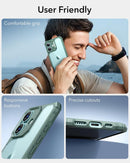 iPhone 16 Case Stand, 23FT Military Grade Drop Protection Heavy Duty Magnetic Phone Case Black